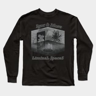 Igor & More Tarantula Liminal Spaces Grey Long Sleeve T-Shirt